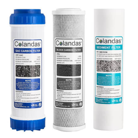 ไส้กรอง COLANDAS รุ่น FCO-3SGAC 3 ขั้นตอน ขนาด 10 นิ้ว _1